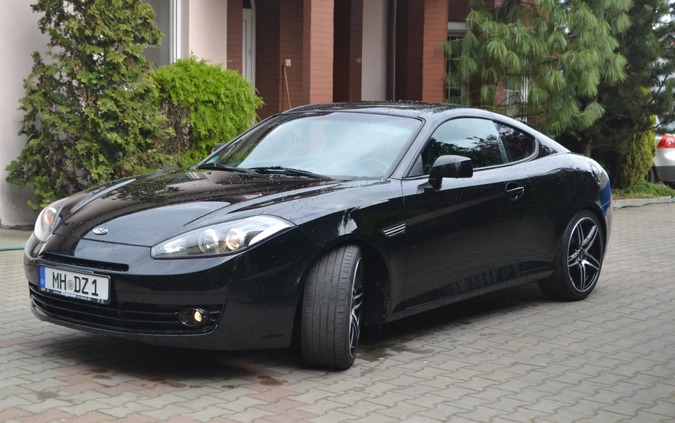 Hyundai Coupe cena 24400 przebieg: 190000, rok produkcji 2008 z Prochowice małe 211